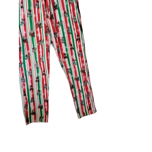 BUC-EE'S Christmas Flannel Sleep Pajama Pants Size L Unisex Cotton Red Green - Picture 2 of 11